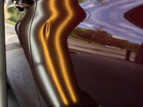 scranton paintless dent removal before photo